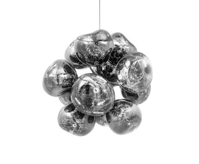 Tom Dixon Melt Burst Chandelier Silver lustre